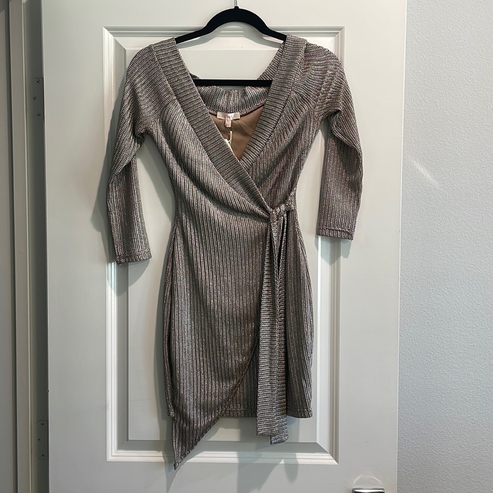 Grey/Silver cocktail dress
